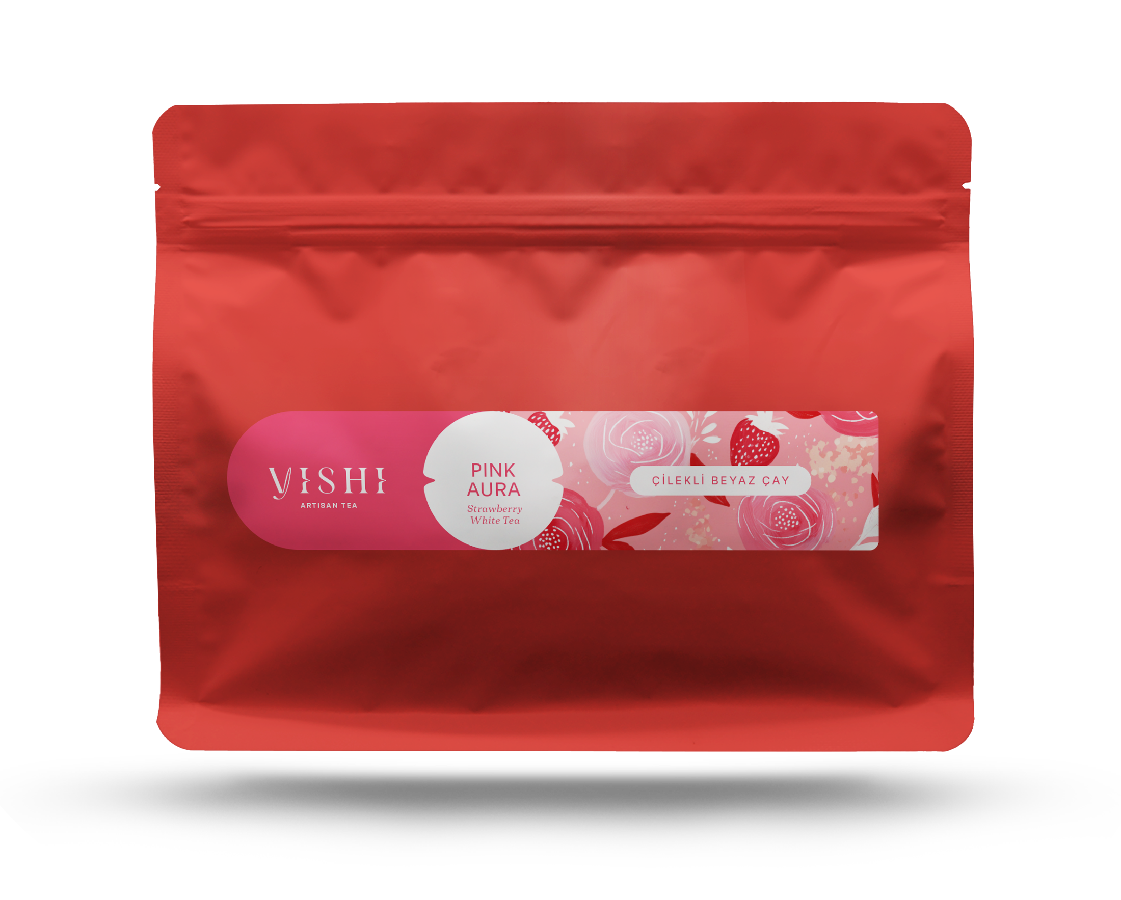 Pink Aura (Çilekli Beyaz Çay) 250 gr